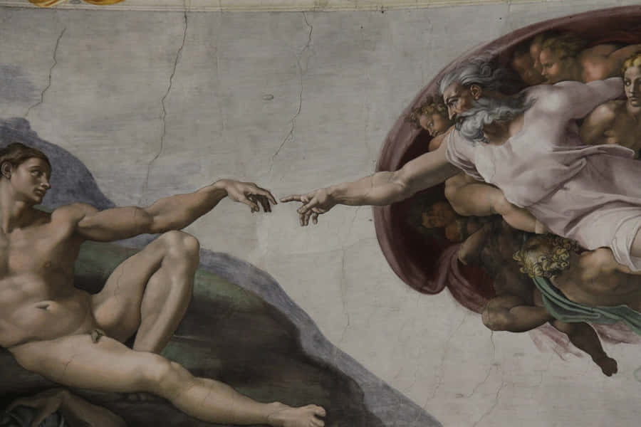 Creation Of Adam 4K 桌布