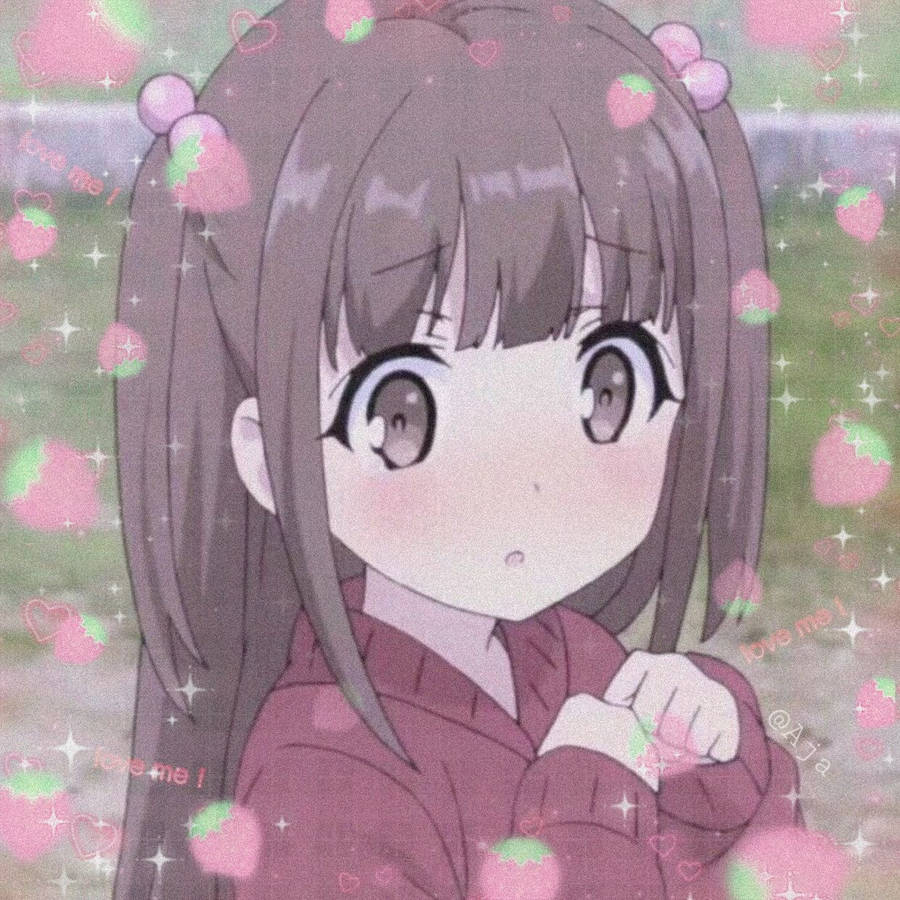 Cute Anime Girl Pfp 桌布