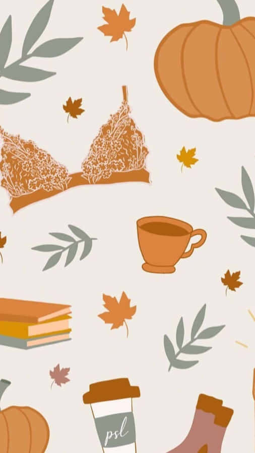Cute Autumn iPhone 桌布