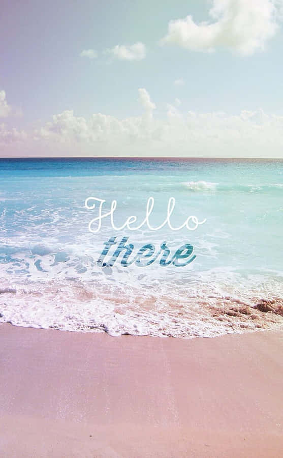 Cute Beach iPhone 桌布