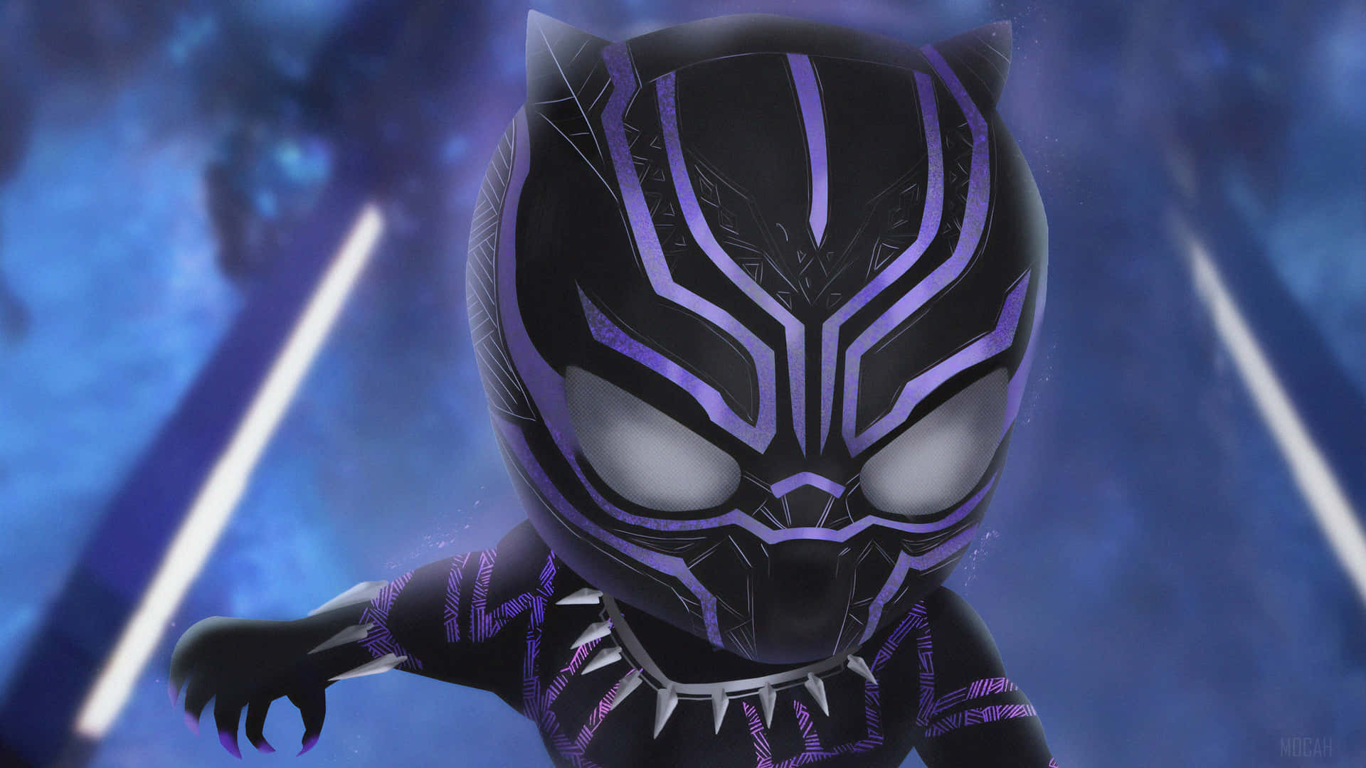 Cute Black Panther 桌布