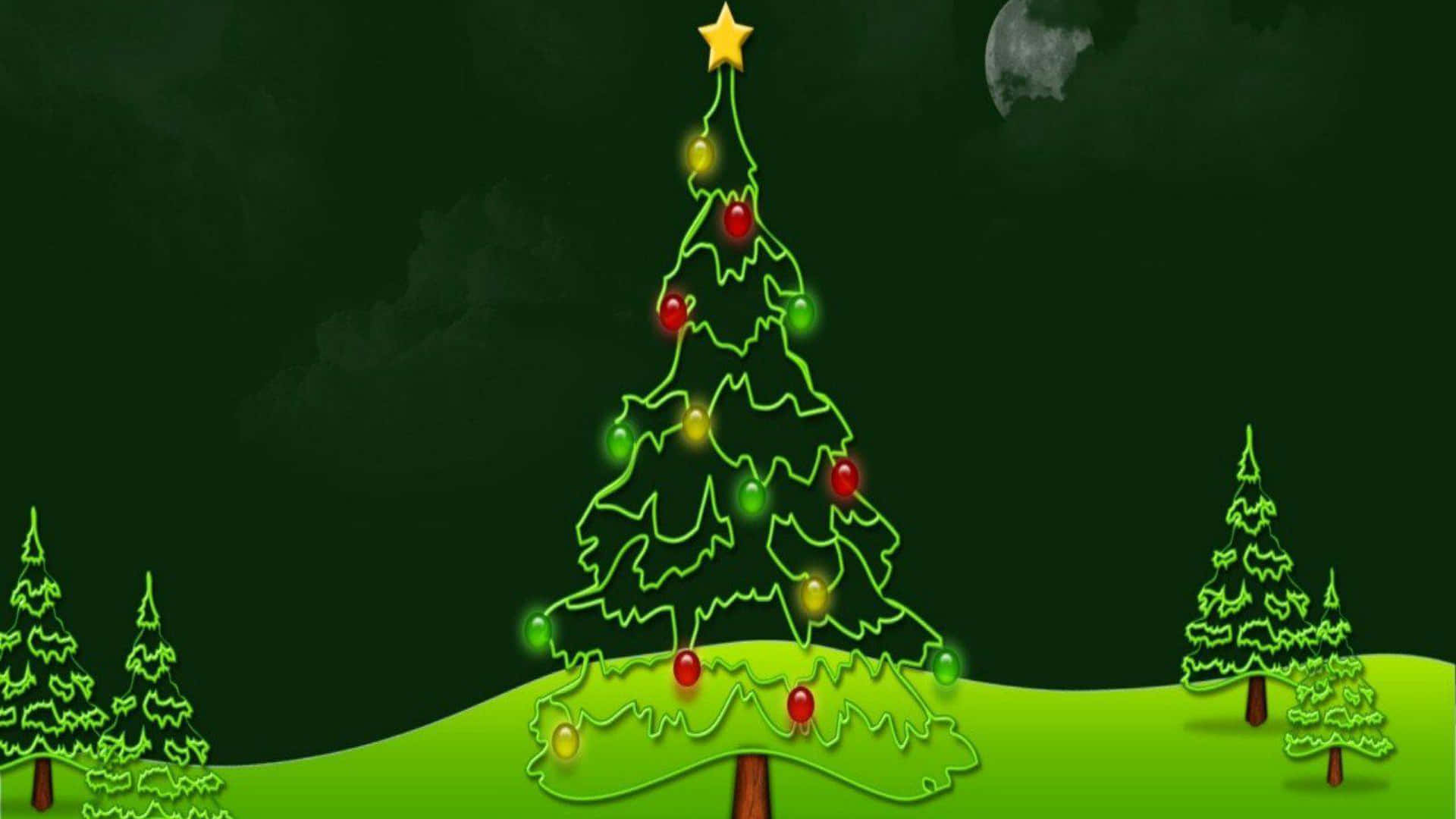 Cute Christmas Tree 桌布