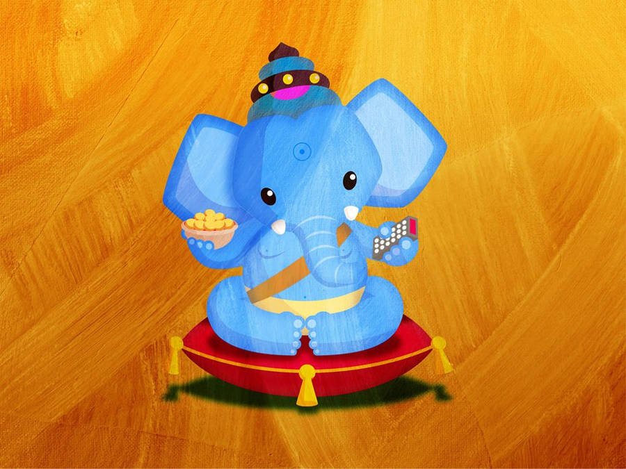 Cute Ganesha 桌布