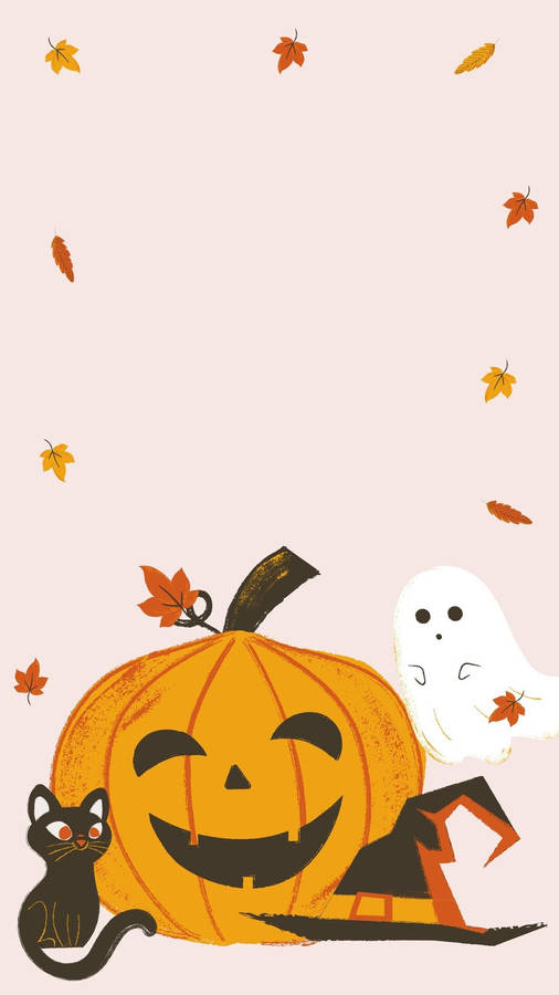 Cute Halloween Phone 桌布