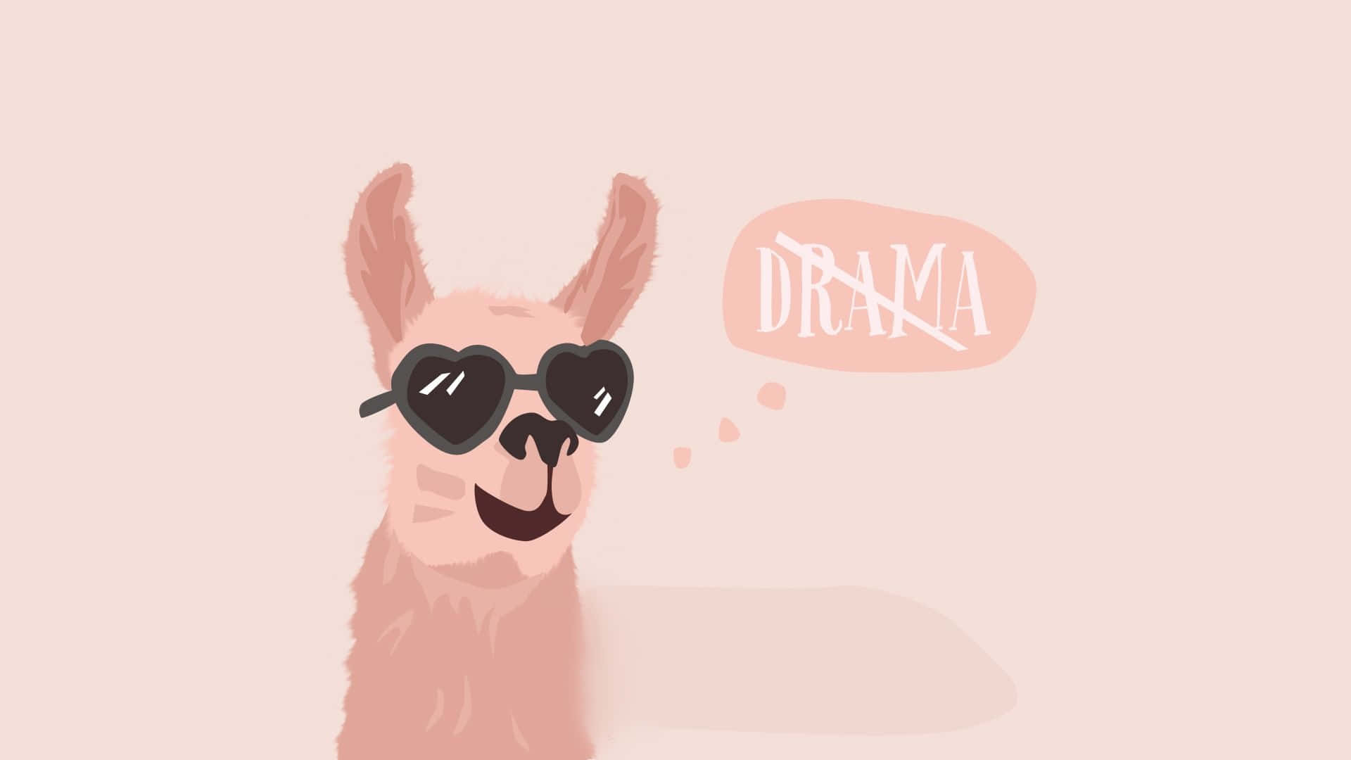 Cute Llama 桌布