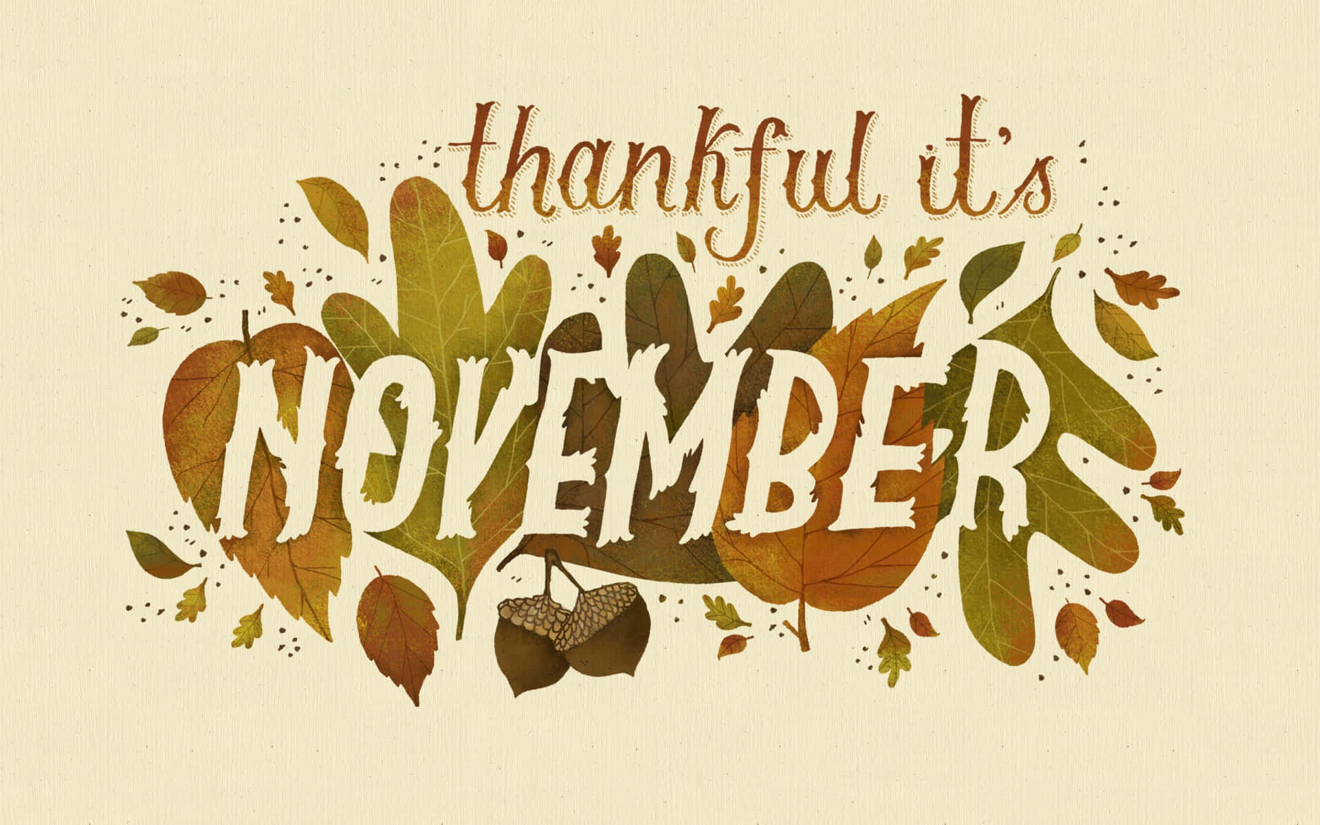 Cute November 桌布