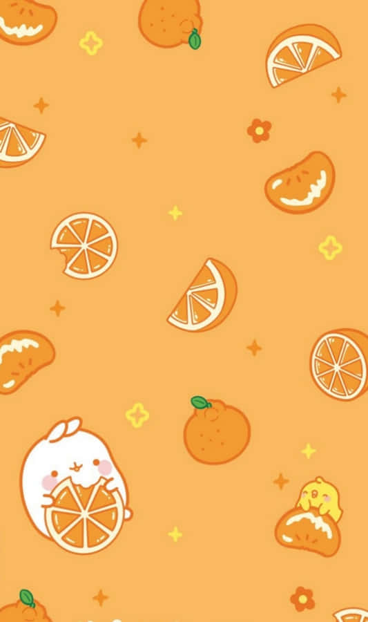 Cute Orange 桌布