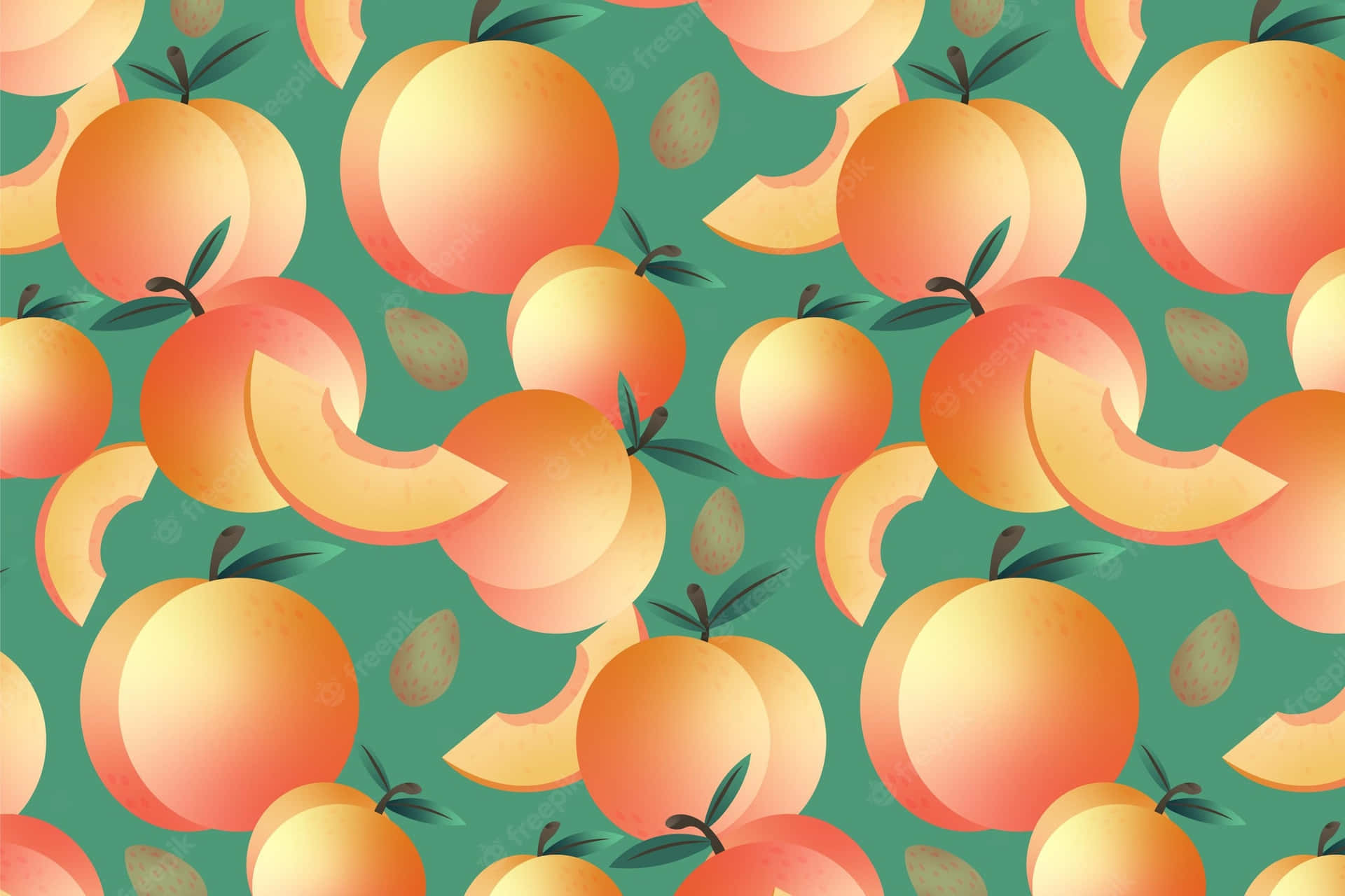 Cute Peach 桌布
