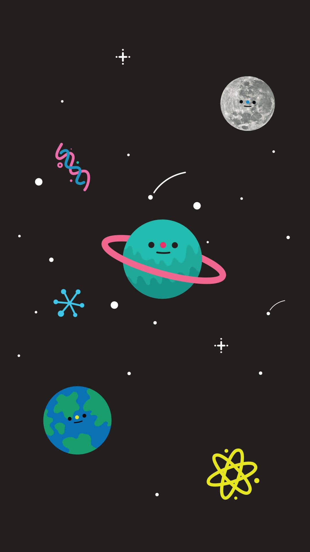 Cute Space 桌布