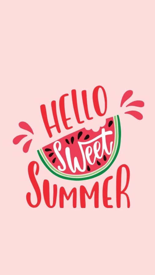 Cute Summer iPhone 桌布