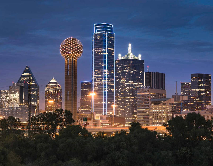 Dallas Skyline 桌布
