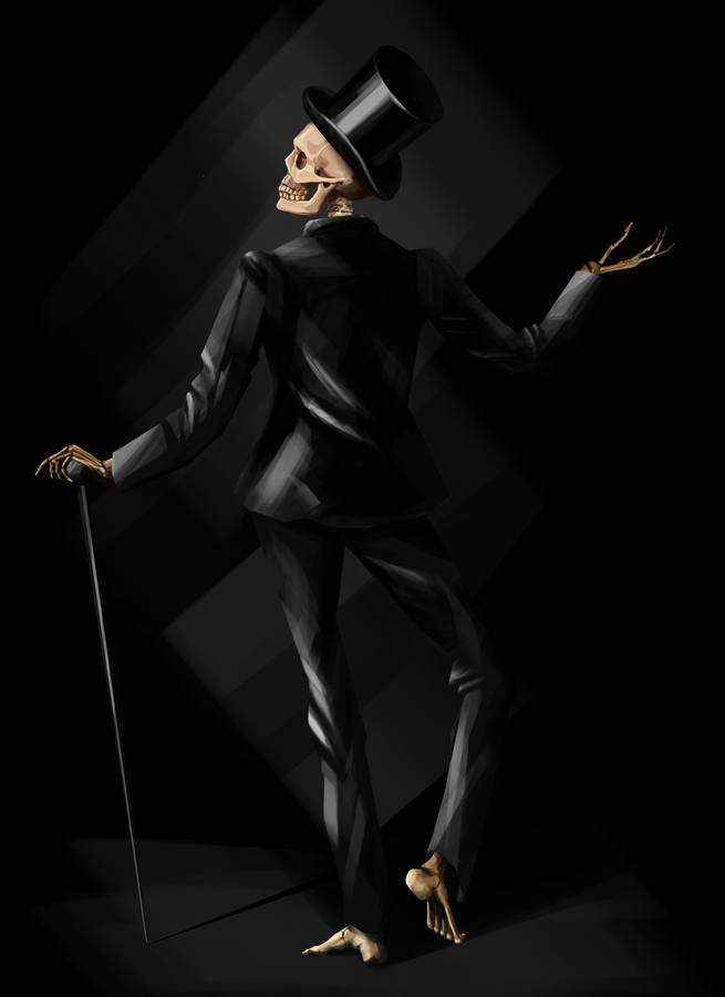 Dancing Skeleton 桌布