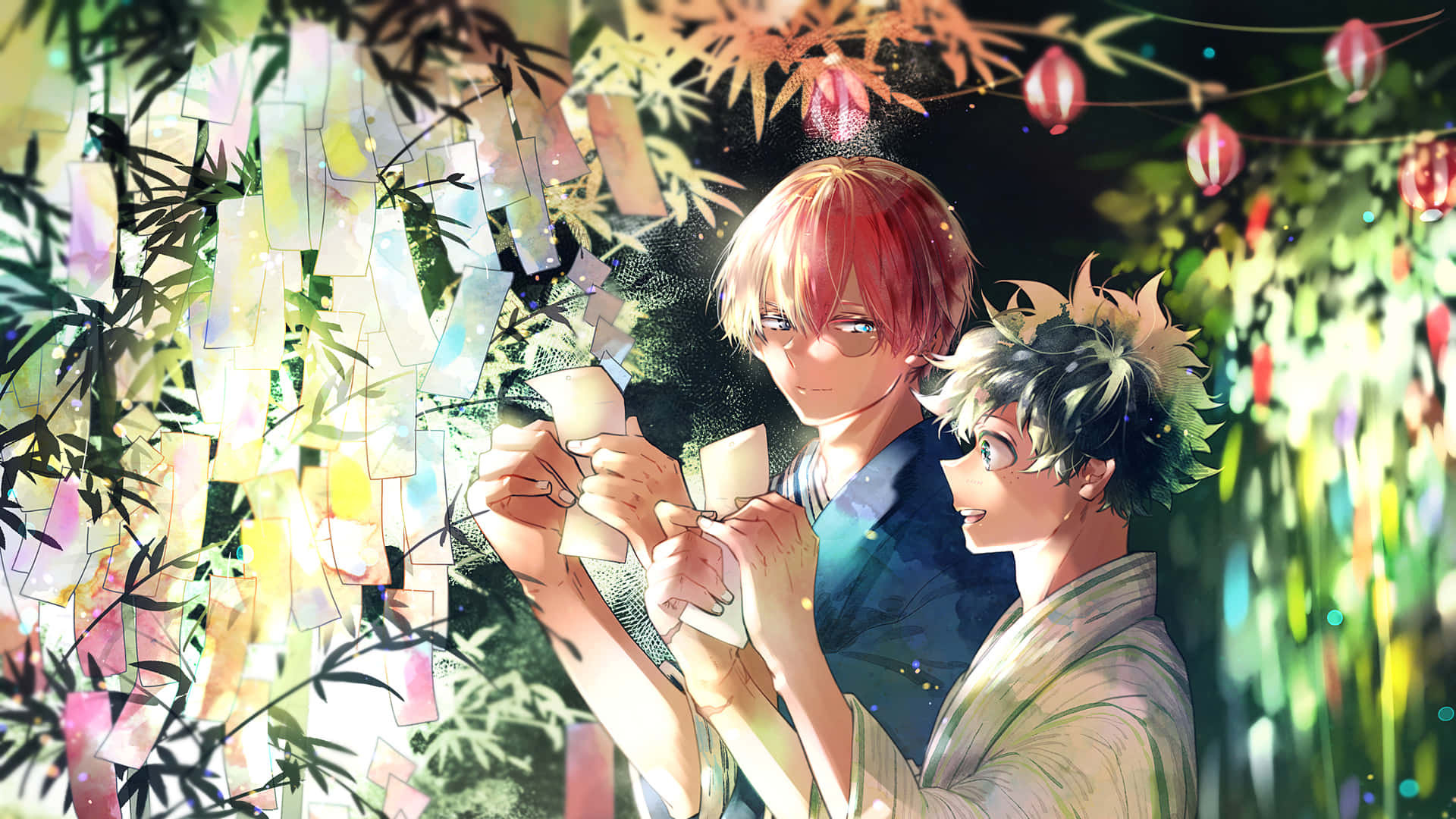 Deku And Todoroki 桌布
