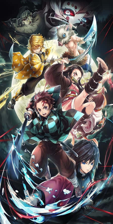 Demon Slayer Group 桌布
