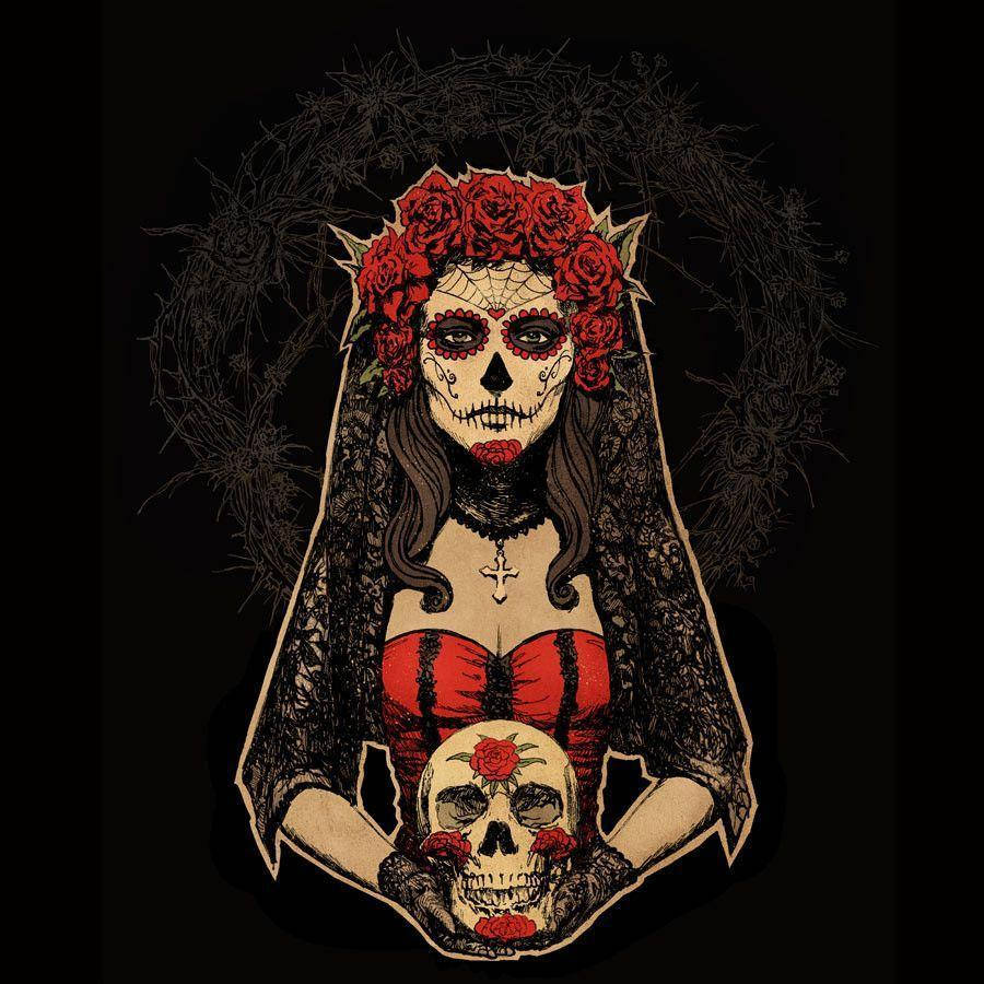 Dia De Los Muertos 桌布