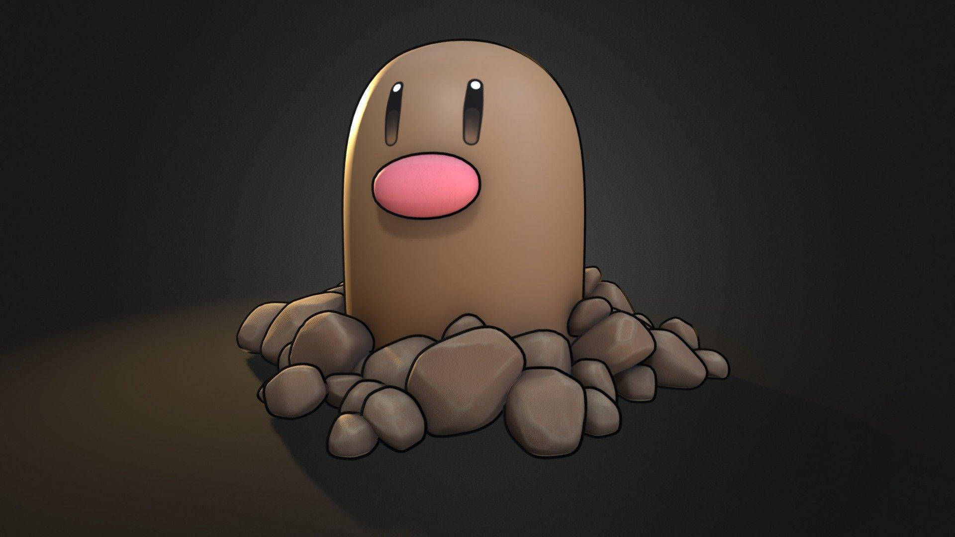 Diglett 桌布