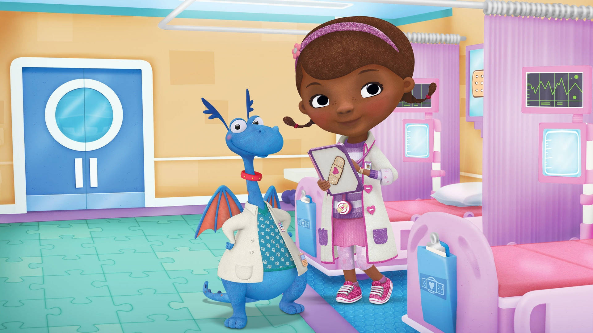 Doc mcstuffins 桌布