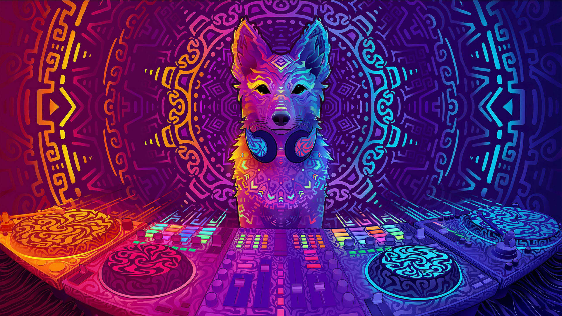 Dog Art 桌布