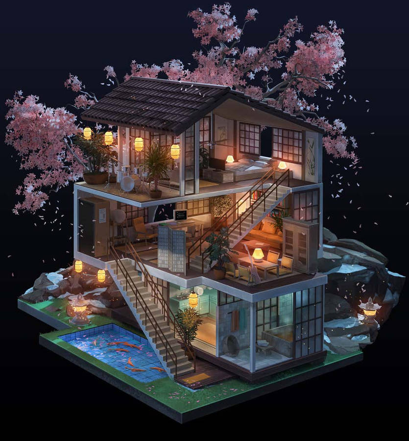 Dollhouse 桌布