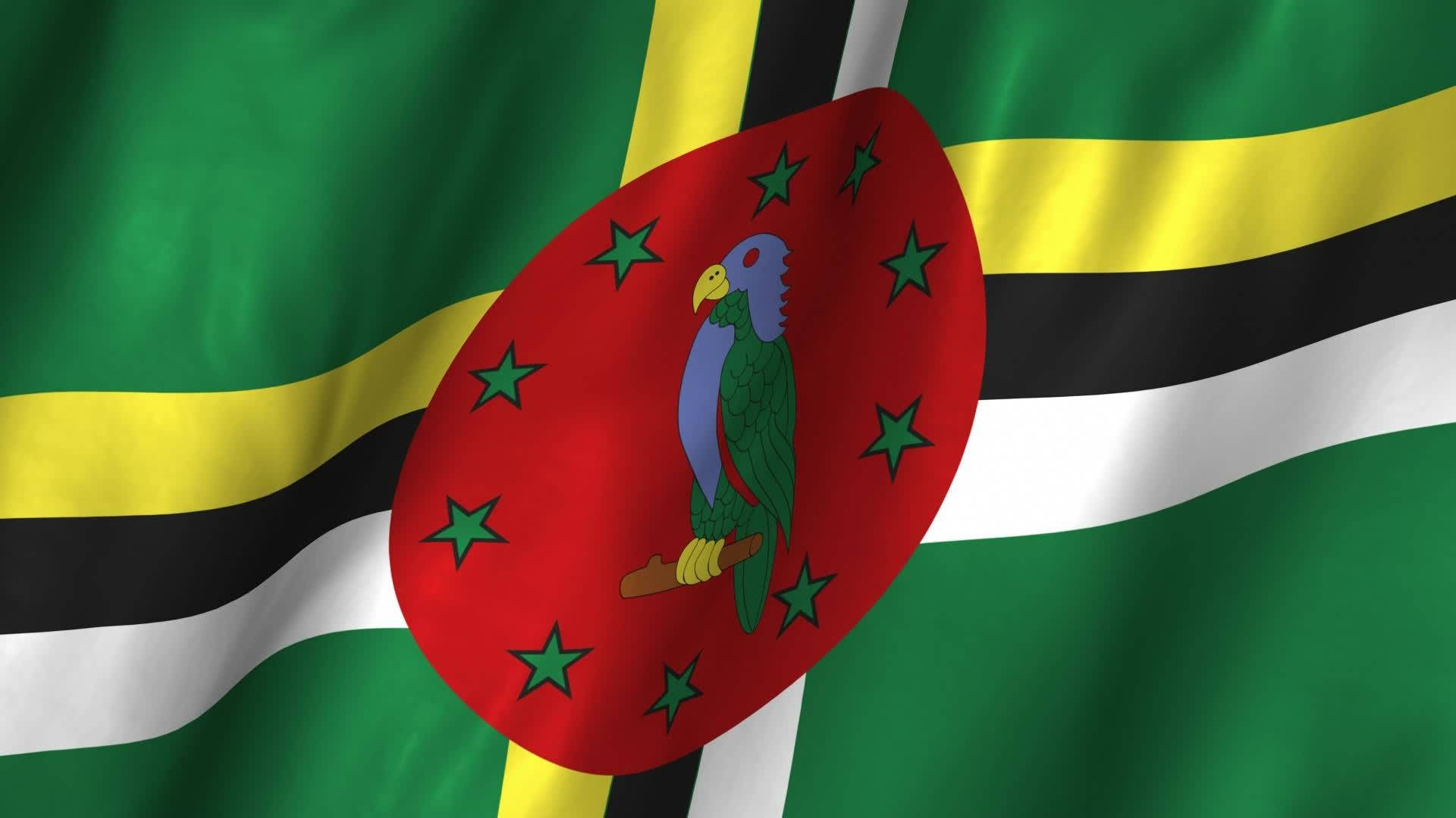 1920x1080 Dominica Flag Wallpaper