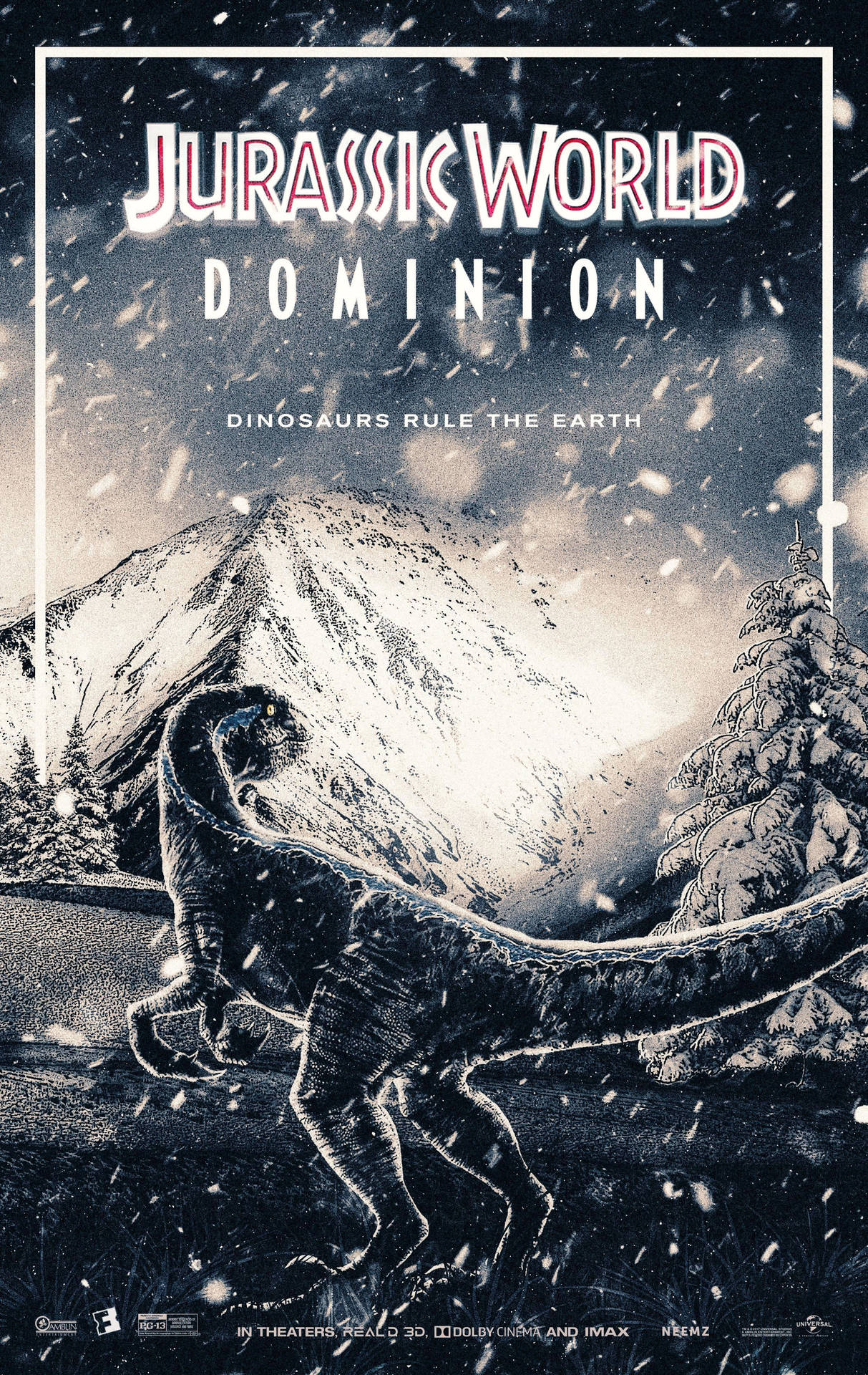 Jurassic World Dominion movie poster by The Movie Poster Guy Neemz in 2020