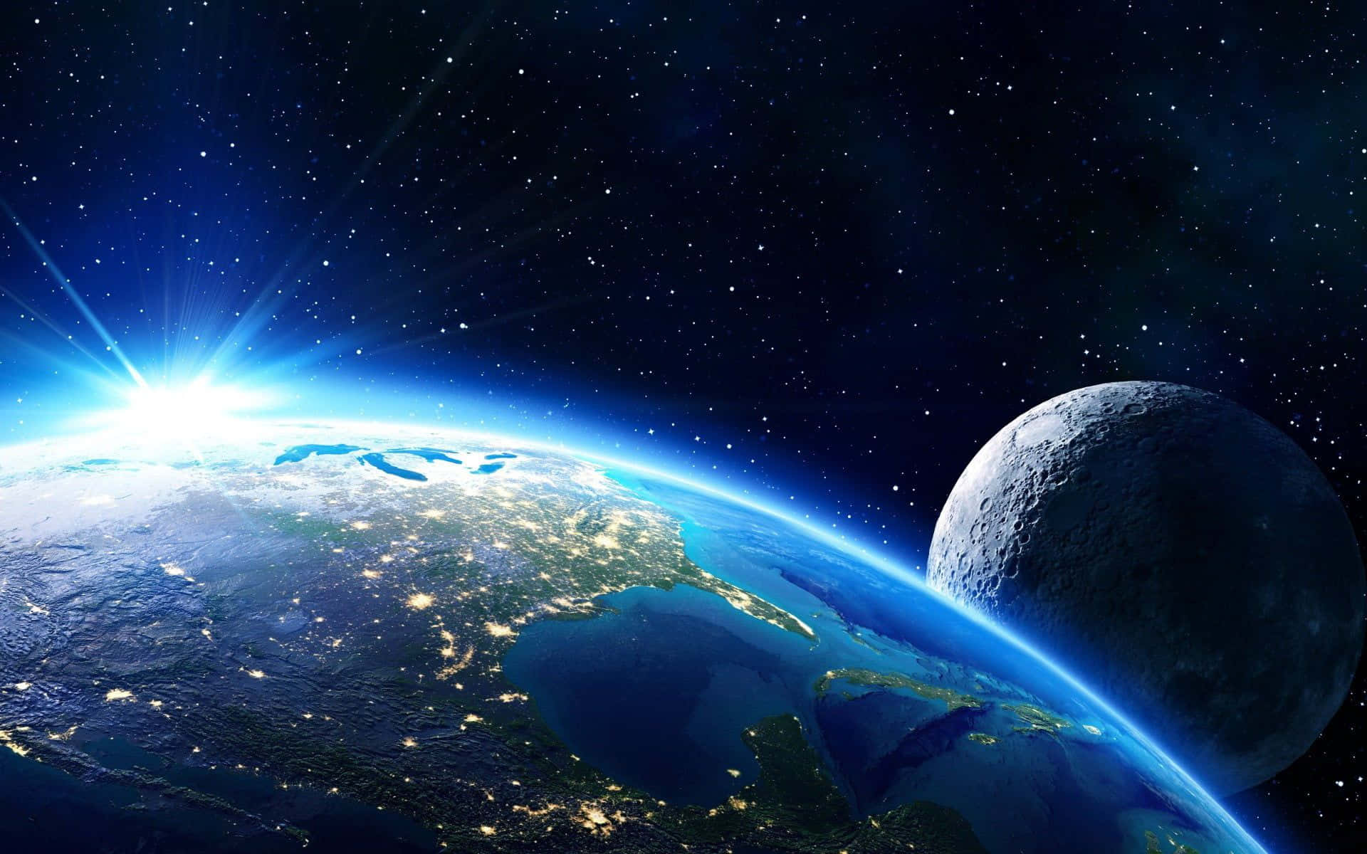 Earth From Outer Space 桌布