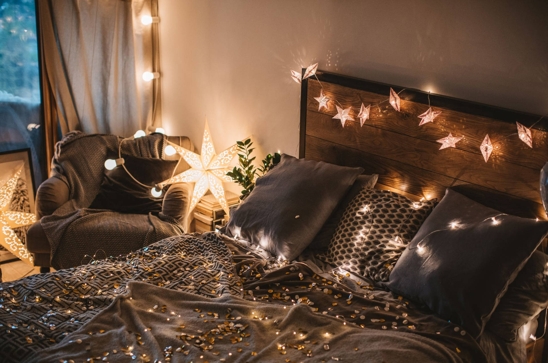 Fairy Lights Aesthetic 桌布
