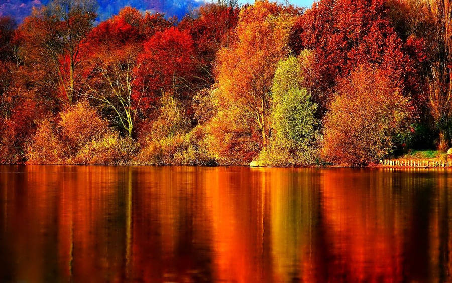 1280x800 Autumn Wallpaper Wide Desktop. ЕСЕН
