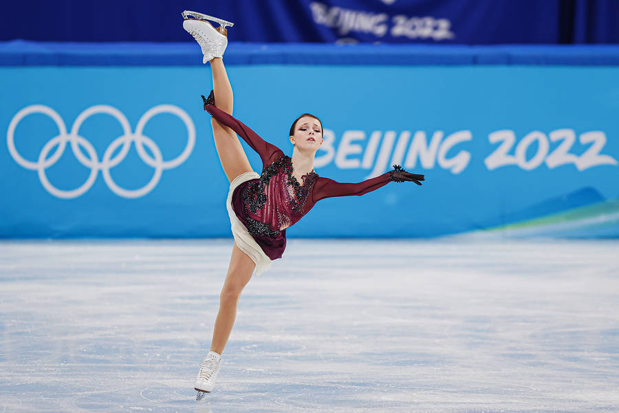 Figure skating 桌布