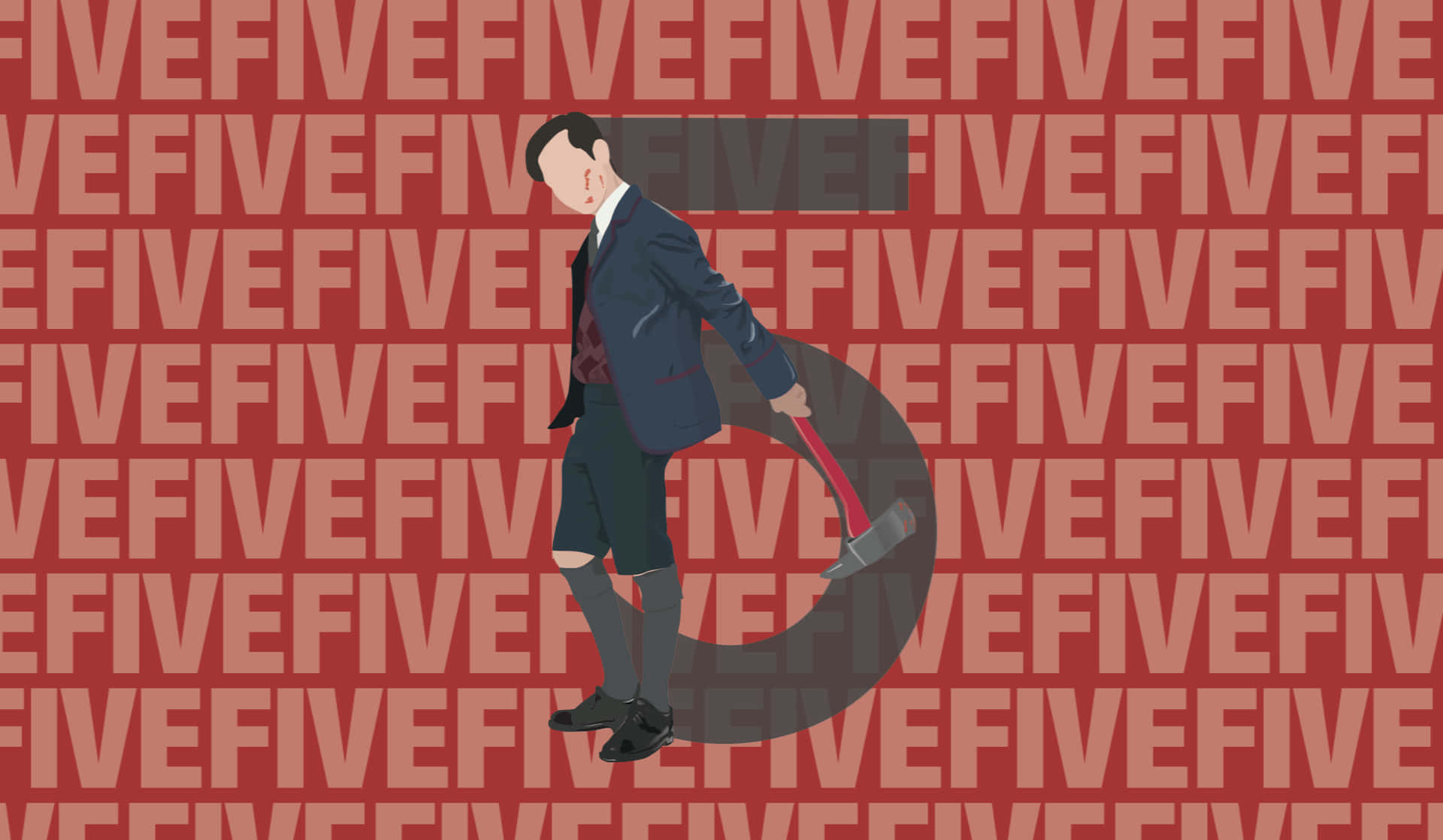 Five Umbrella Academy 桌布