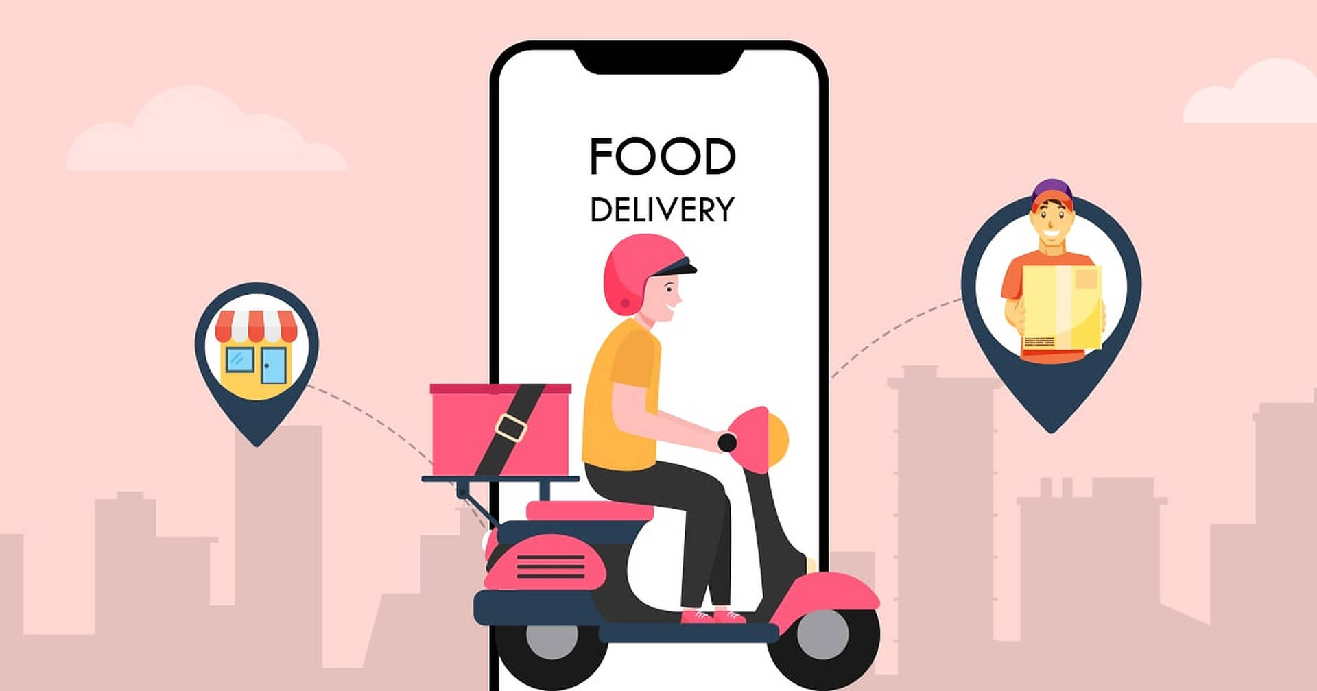 Food Delivery 桌布