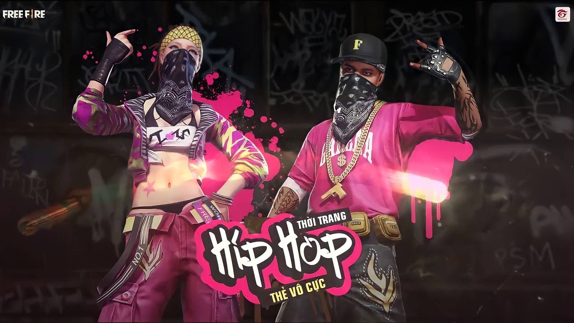 Free Fire Hip Hop Bundle 桌布