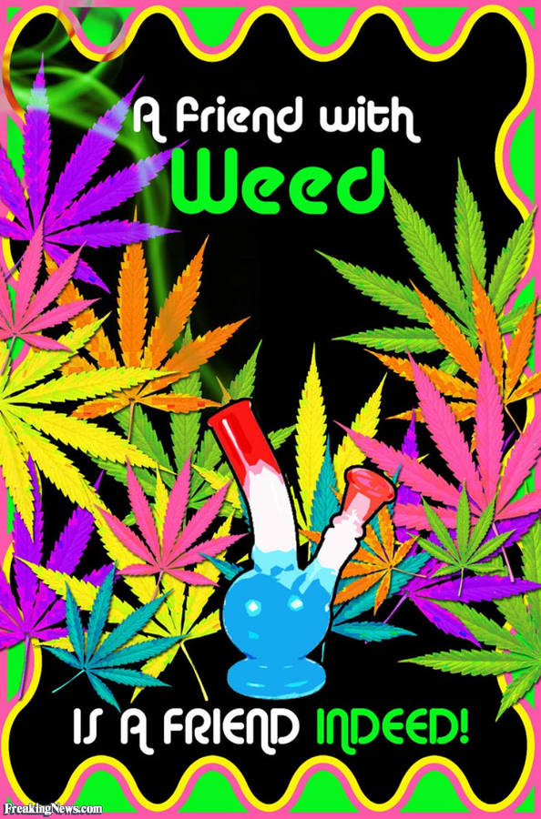 Funny Weed 桌布