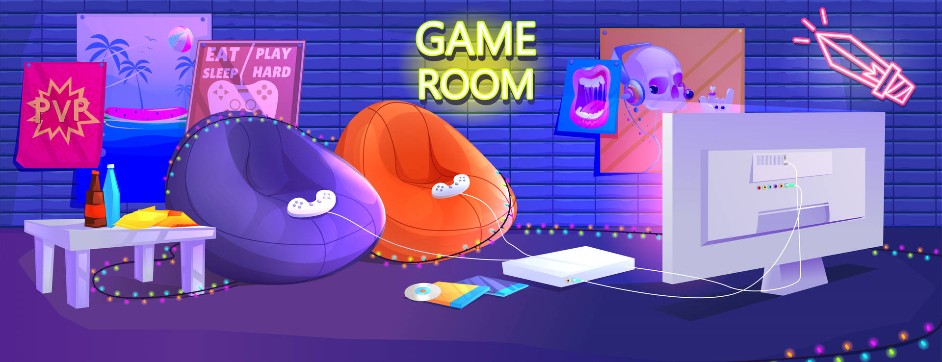 Gaming Room 桌布
