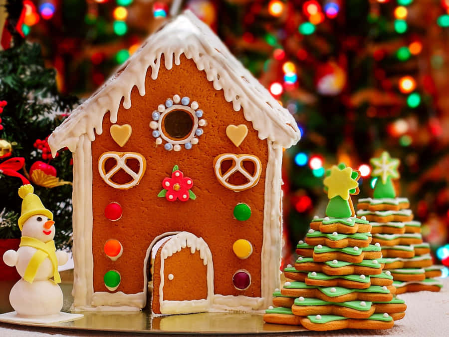 Gingerbread house 桌布