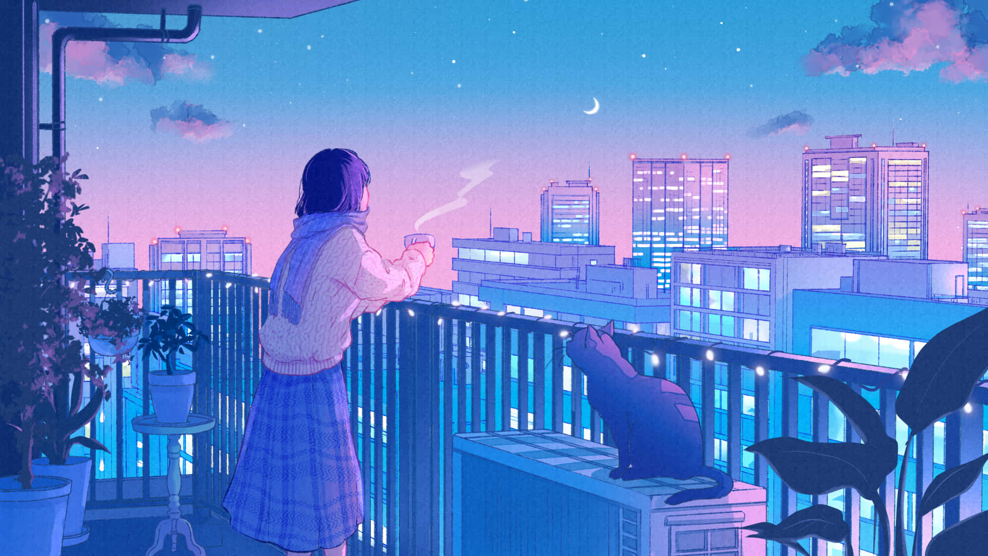 Girl Aesthetic Desktop 桌布