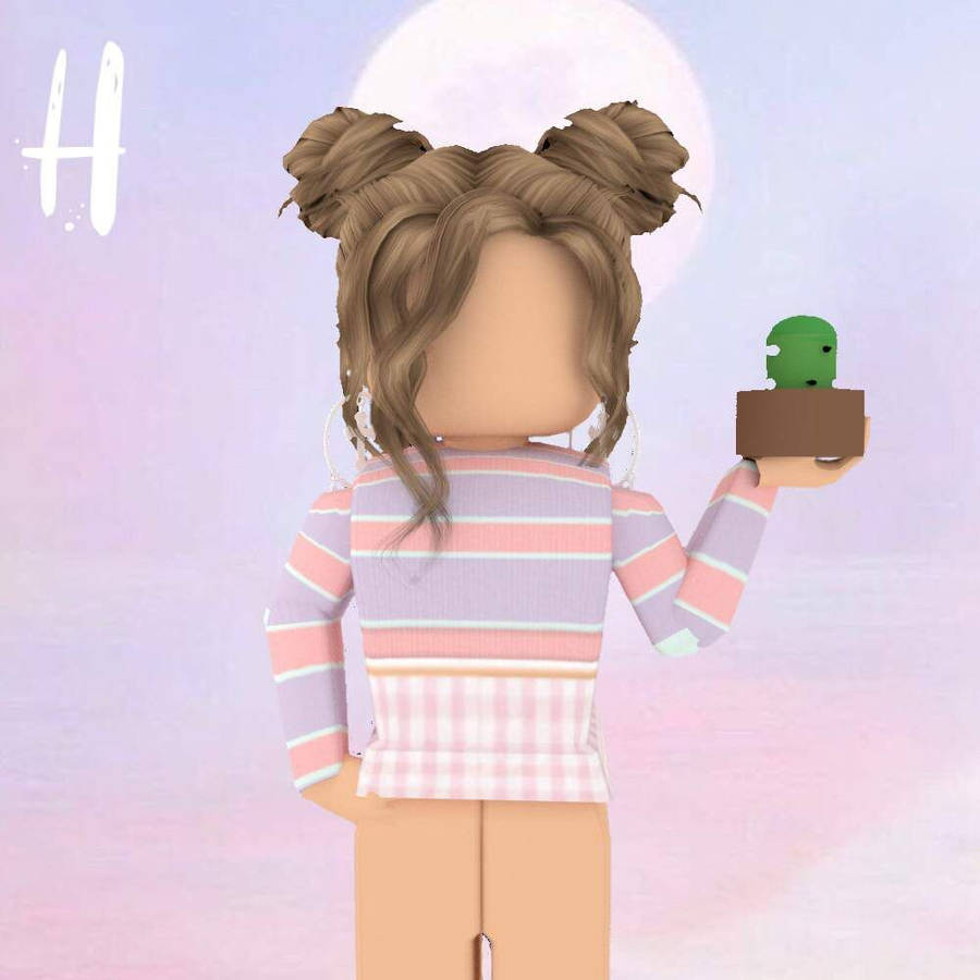 Girl Roblox Character 桌布