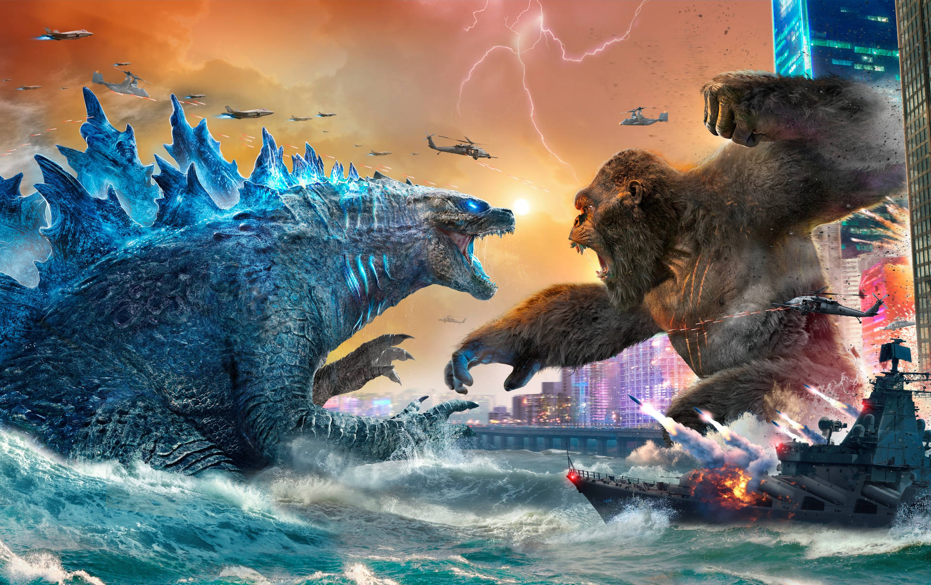 Godzilla Vs Kong 2021 桌布