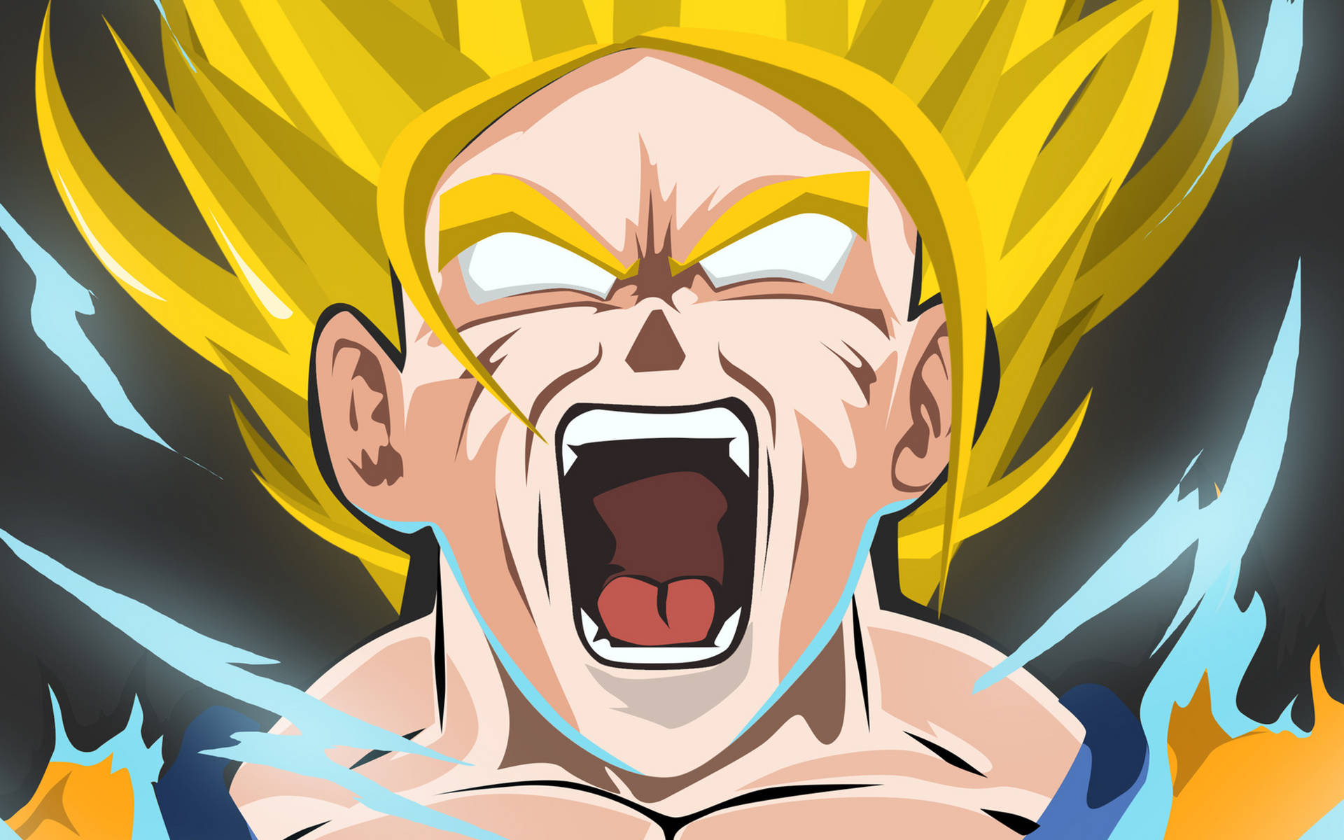 Anime Dragon Ball Z Dragon Ball Goku Super Saiyan 2 HD Wallpaper | Background Image