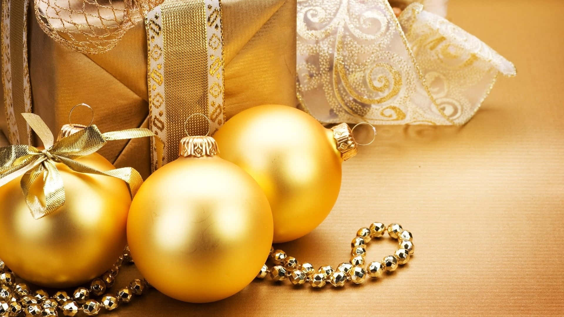 Gold Christmas 桌布