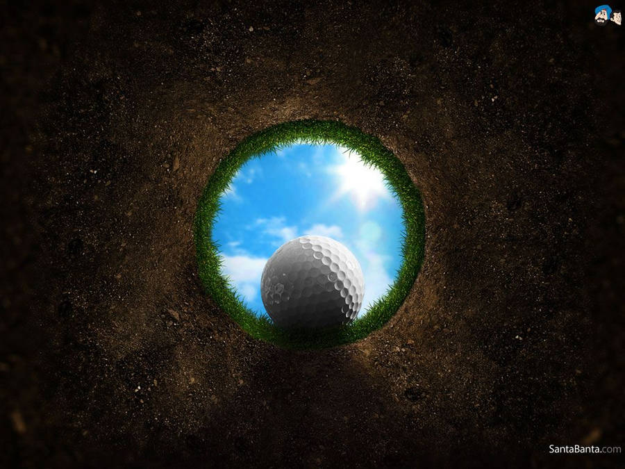 1024x768 Golf Abstract Wallpaper