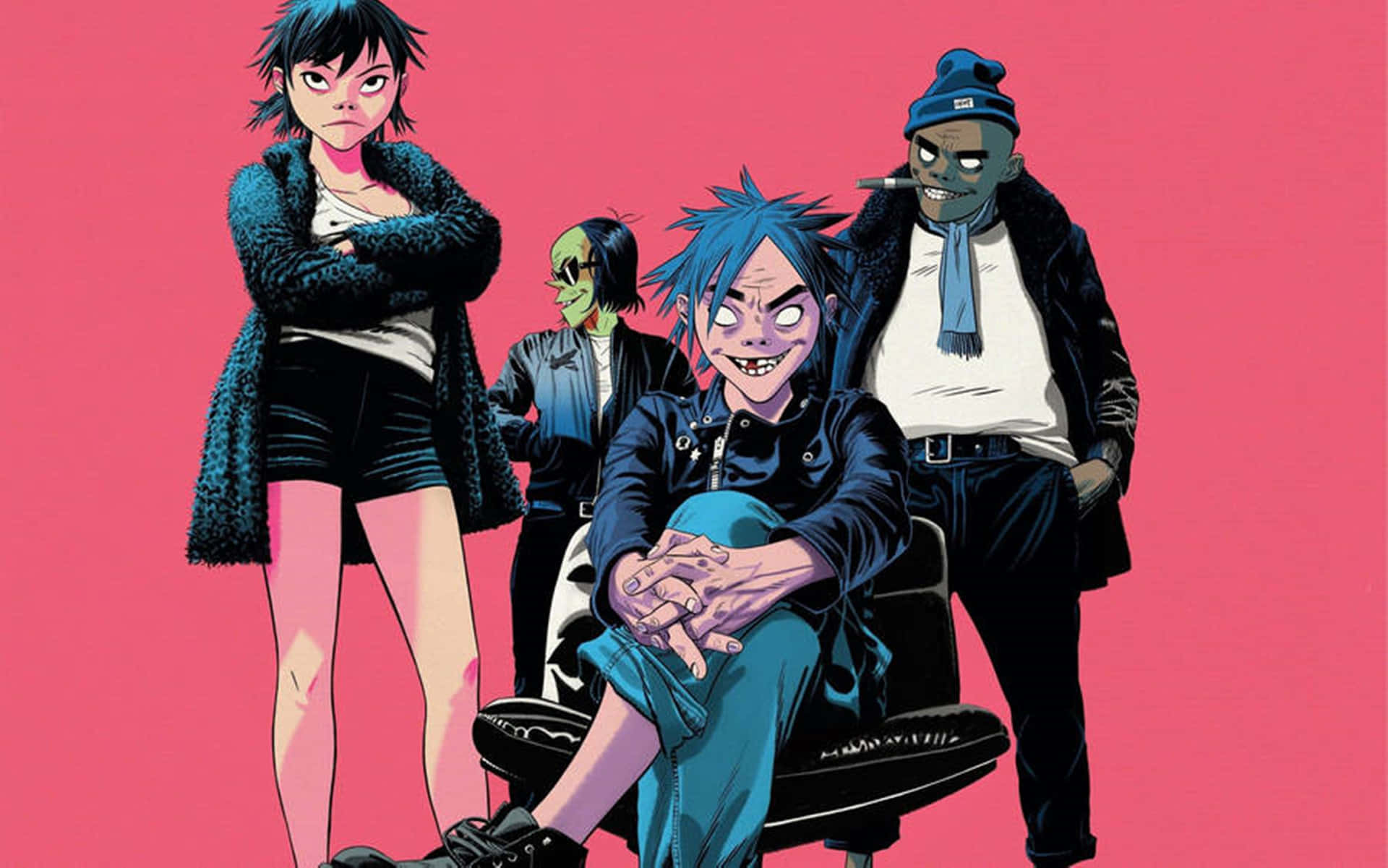 Gorillaz 4K 桌布