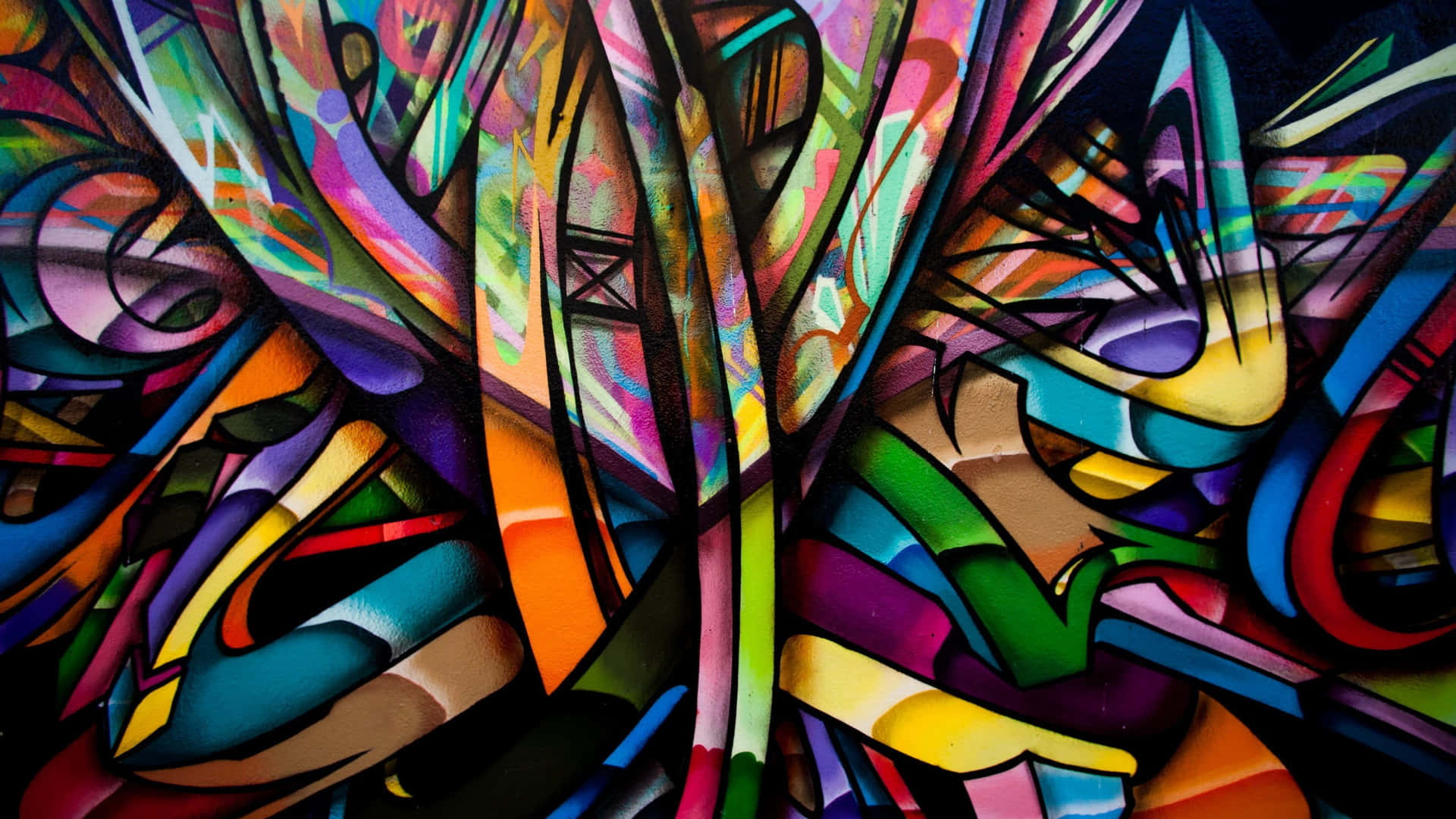 Graffiti Wall 桌布