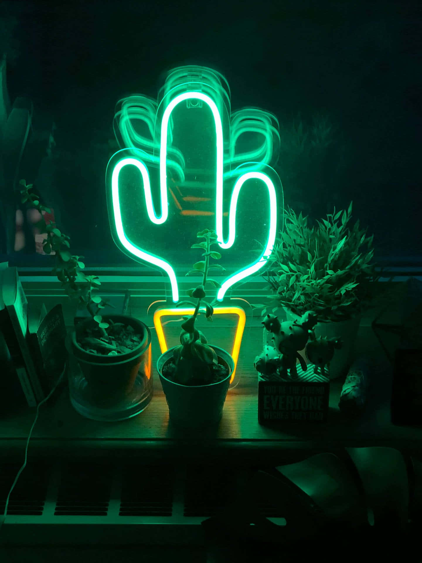 Green Led 桌布