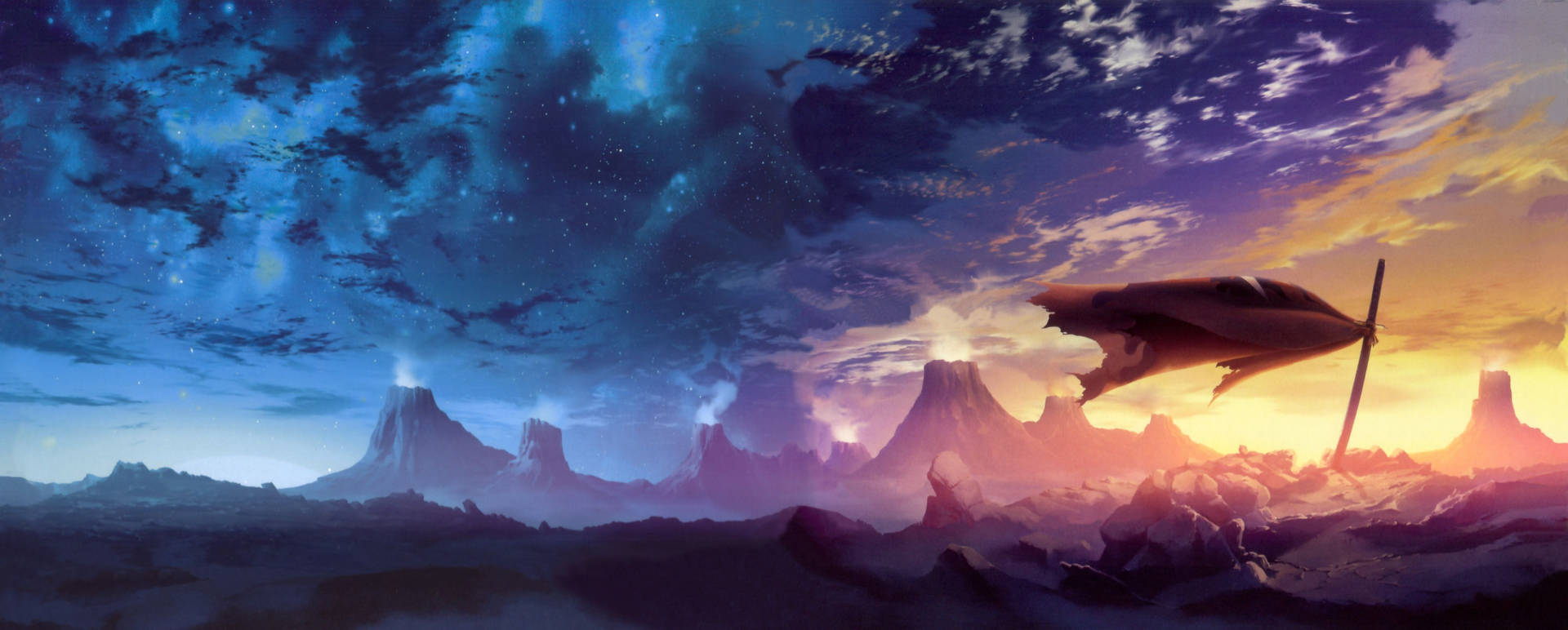 4000x1609 Tengen Toppa Gurren Lagann Wallpaper - HD WAR WALLPAPERS