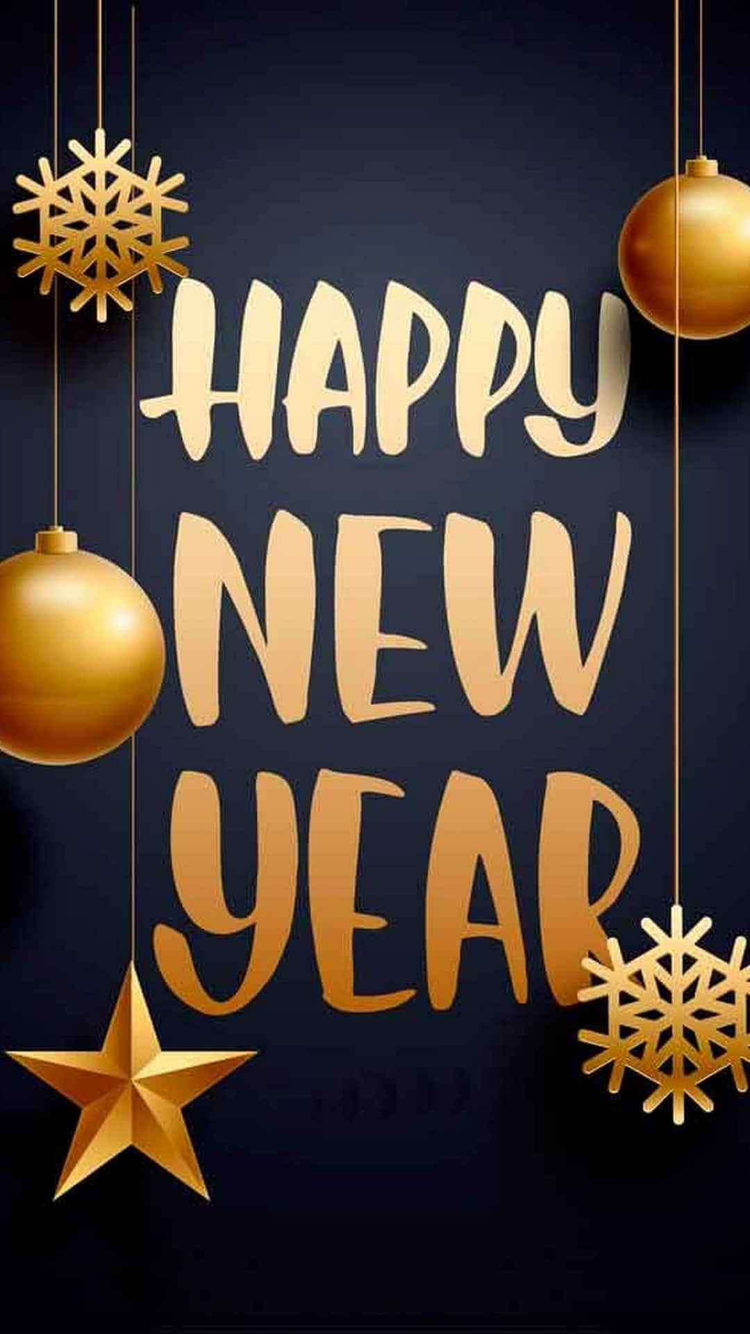 Happy New Year iPhone 桌布