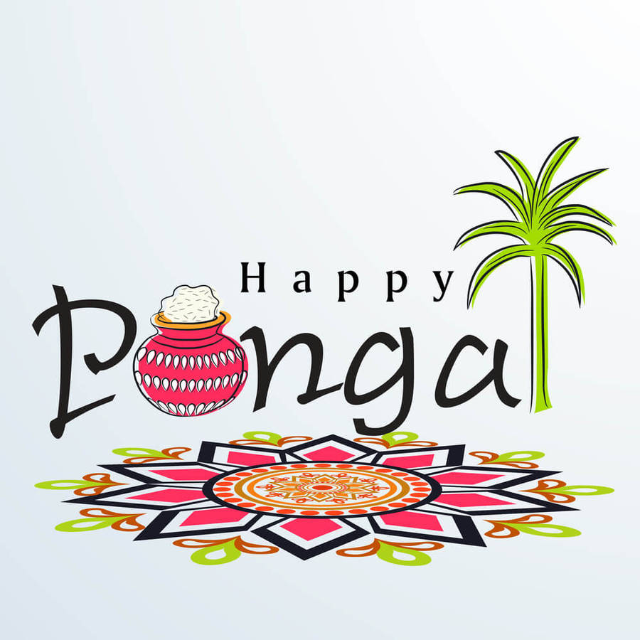 Happy Pongal 桌布