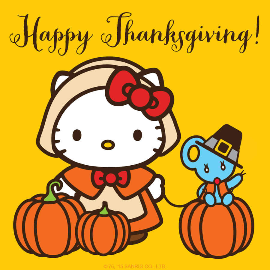 Hello Kitty Thanksgiving 桌布