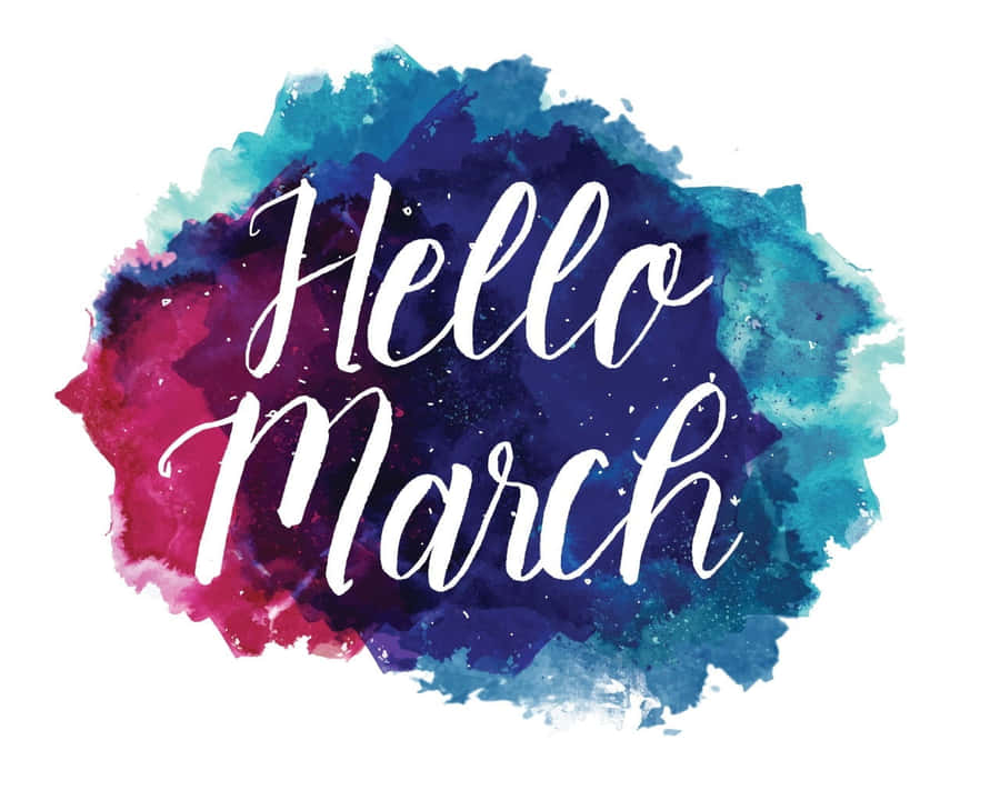 Hello March 桌布