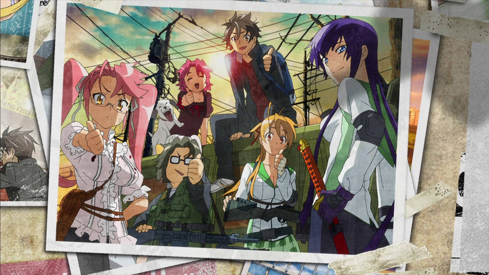 Highschool Of The Dead 桌布